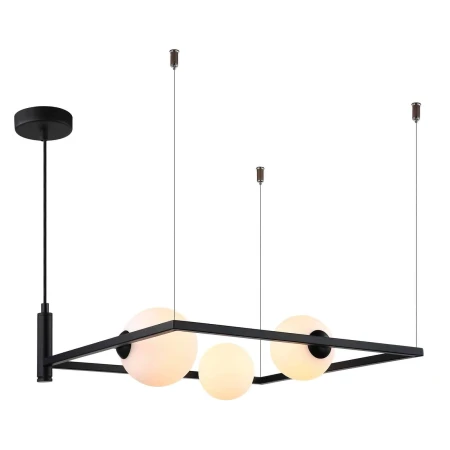 Lampa wisząca nowoczesna Gareth MDM-3975/3 BK - Italux
